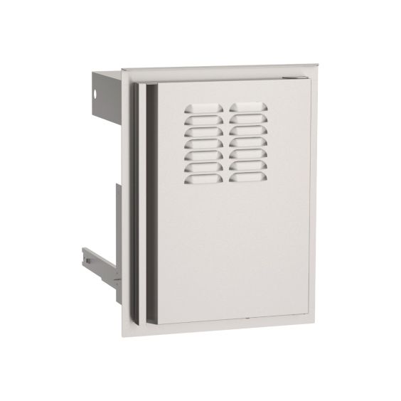 American Outdoor Grill Right Hinge 20" X 14" Access Door With Tank Tray &amp; Louvers - AOG14TR