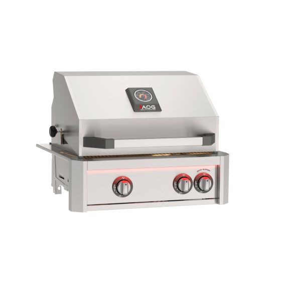 American Outdoor Grill 24" L-Series Built-In Grill With Lights And Color Option - Natural Gas - AOG24LN