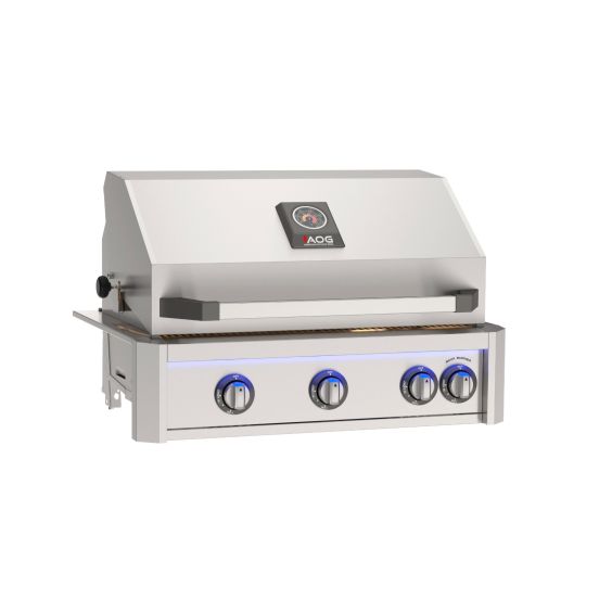 American Outdoor Grill 30" L-Series Built-In Grill With Lights And Color Option - Natural Gas - AOG30LN