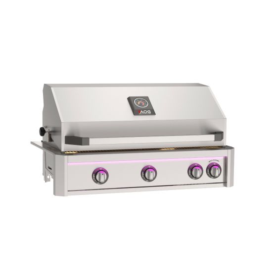 American Outdoor Grill 36" L-Series Built-In Grill With Lights And Color Option - Natural Gas - AOG36LN