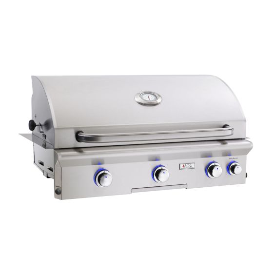 AOG "L" Series 36NBL Built-In Gas Grill with Rotisserie Backburner
