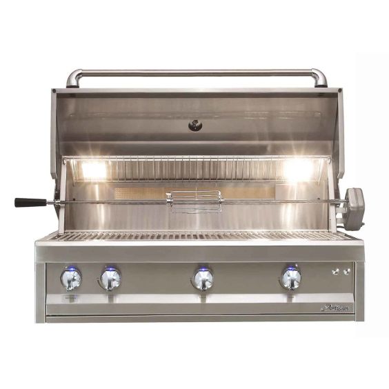 Artisan Professional 42-Inch 3-Burner Built-In Natural Gas Grill With Rotisserie - ARTP-42-NG