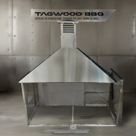 Tagwood BBQ Built-In Non-Electrical Smoke Hood Compatible With BBQ28SS Grills - SMOKE HOOD ASH28