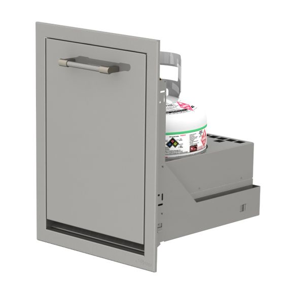 Alfresco 18-Inch Stainless Steel Propane Tank Drawer - AXE-18LPTDR-SC