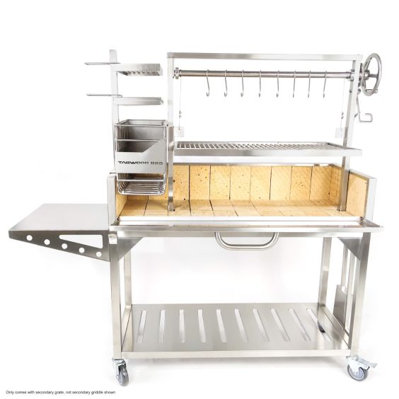 Tagwood Freestanding Argentine Santa Maria Wood Fire &amp; Charcoal Gaucho Grill - BBQ03SS