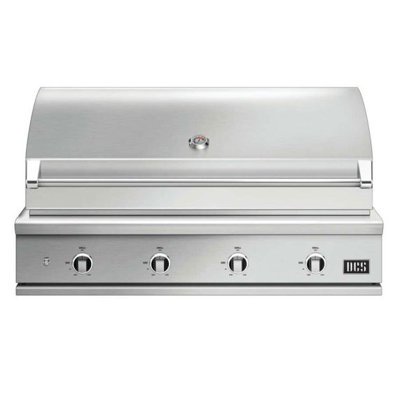 DCS Series 9 48-Inch Built-In Propane Gas Grill With Charcoal Tray - BE1-48C-L
