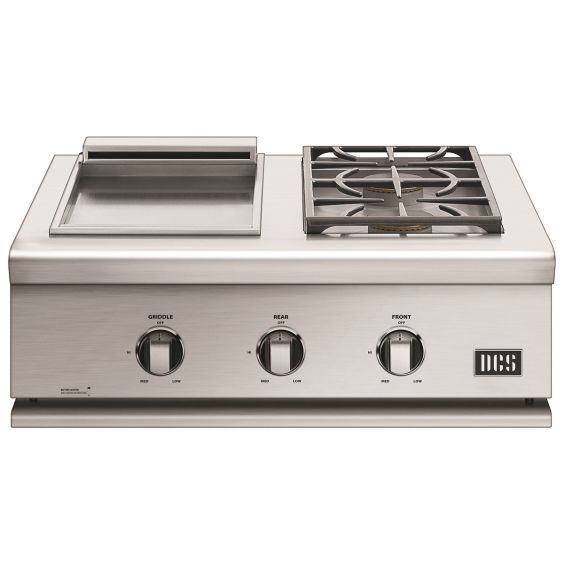 DCS 30" Liberty Built-In Griddle and Double Side Burner