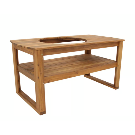 Big Green Egg XL Solid Acacia Hardwood Table - 118264
