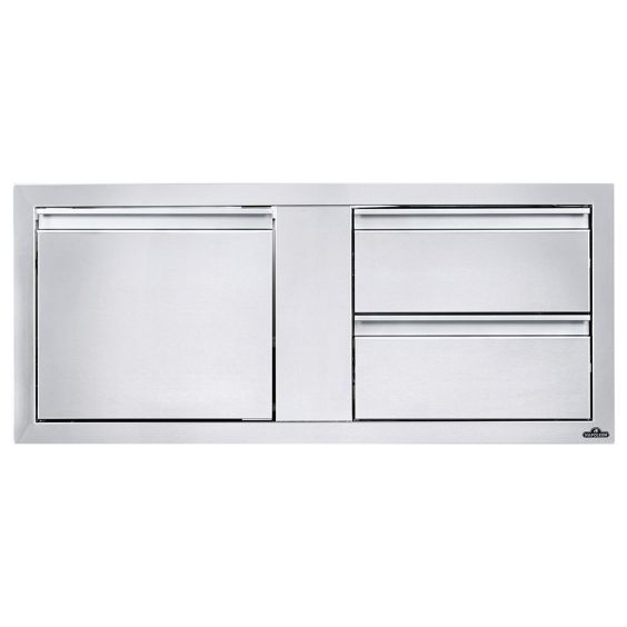 Napoleon Stainless Steel Single Door &amp; Double Drawer Combo - BI-4216-1D2DR