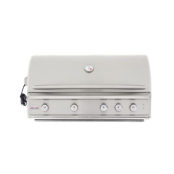 Blaze Professional 44 inch 4 Burner Built-In Gas BBQ Grill with Rear Infrared Burner - Natural Gas - BLZ-4PRO-NG