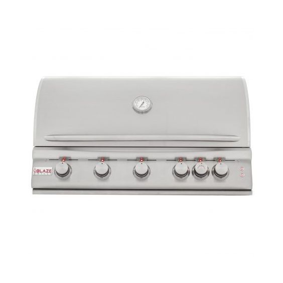 Blaze Professional 40 inch 5 Burner BBQ Grill w/ Lights - Propane - BLZ-5LTE2-LP