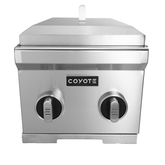 Coyote 12" Built-In Natural Gas Double Side Burner - C3DBNG