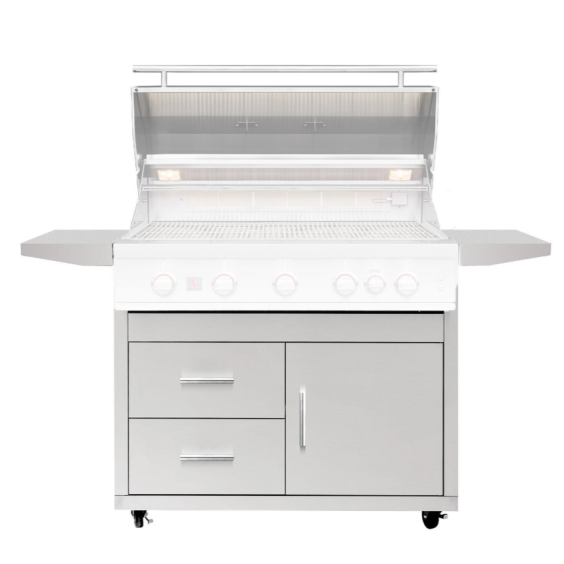 Summerset Deluxe 40-in Freestanding Grill Cart - CART-SIZ40-DC