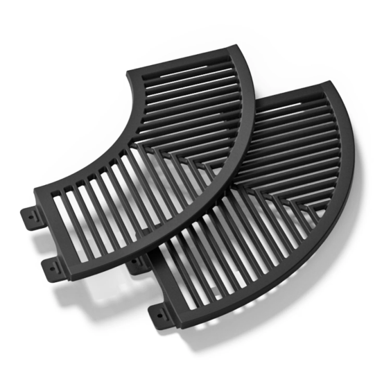 Hearthstone Grill Top Grilling Grates (Set of 2) for Zenith and Meteor Fire Pits - 912‐3840