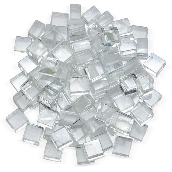 American Fireglass 1/2&quot; Starfire Luster Fire Glass 2.0 10lbs Jar - AFF-STFRLST12-2-10-J