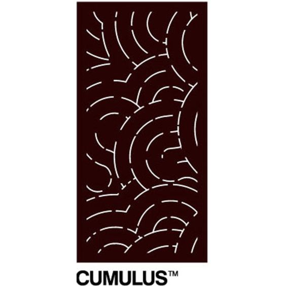 Outdeco Decorative Modular Privacy Screen Panel - Cumulus