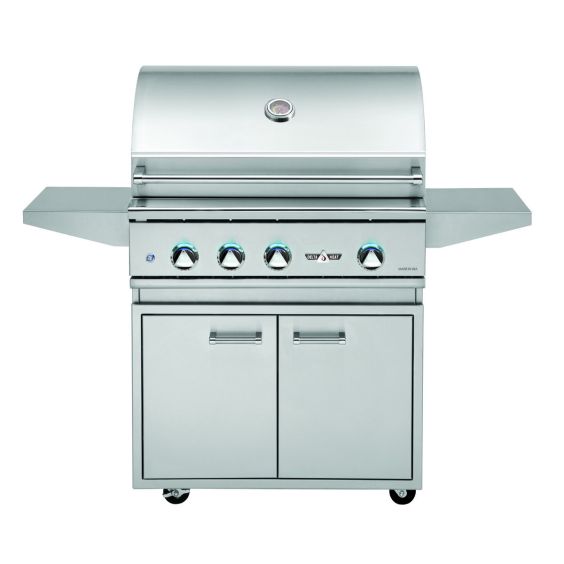 Delta Heat 32-inch Stainless Steel Freestanding Gas BBQ Grill - DHBQ32 / DHBQ32-CART