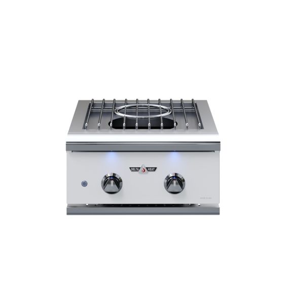 Delta Heat 22-Inch Built-In Propane Power Burner - White Control Panel - DHPW22-WL
