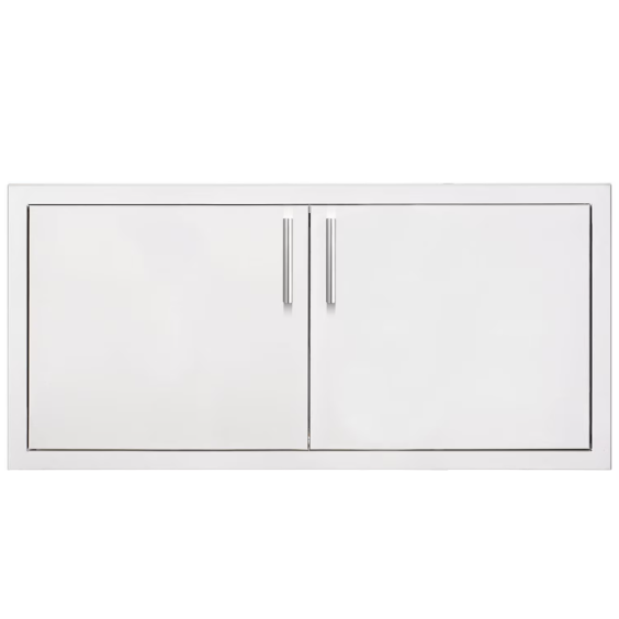Summerset 36-Inch 2-Drawer Dry Storage Pantry &amp; Enclosed Cabinet Combo - DP-36DC