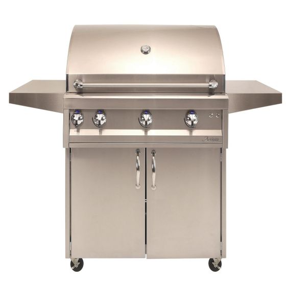 Artisan Professional 36-Inch 3-Burner Freestanding Propane Gas Grill With Rotisserie - ARTP-36C-LP