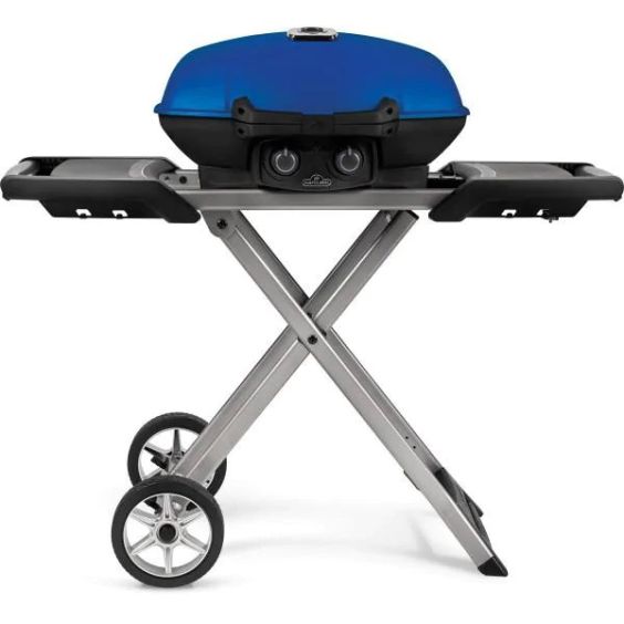 Napoleon TravelQ 285X Portable Freestanding Propane Gas Grill - Blue - TQ285X-BL-1