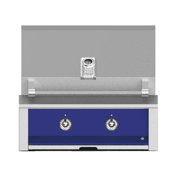 Hestan 30" Built-In Grill with U-Burner-Prince-Blue-Natural Gas