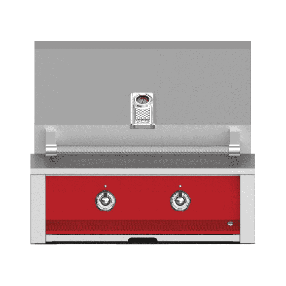 Hestan 30" Built-In Grill with U-Burner-Matador-Red-Propane