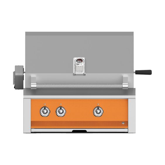 Hestan 30" Built-In Grill with Rotisserie and U-Burner-Citra-Orange-Natural Gas