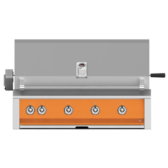 Hestan 42" Built-In Grill with Rotisserie and U-Burner-Citra-Orange-Natural Gas