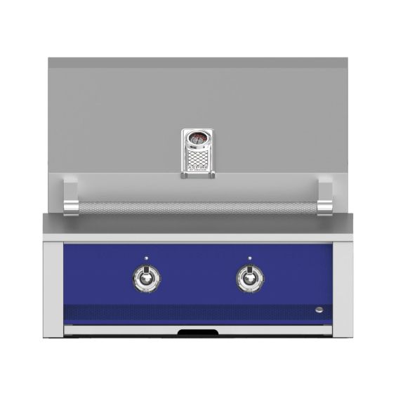 Hestan 30" Built-In Grill with Sear and U-Burner-Prince-Blue-Propane