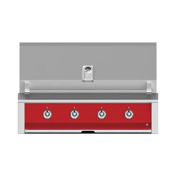 Hestan 42" Built-In Grill with Sear and U-Burner-Matador-Red-Propane