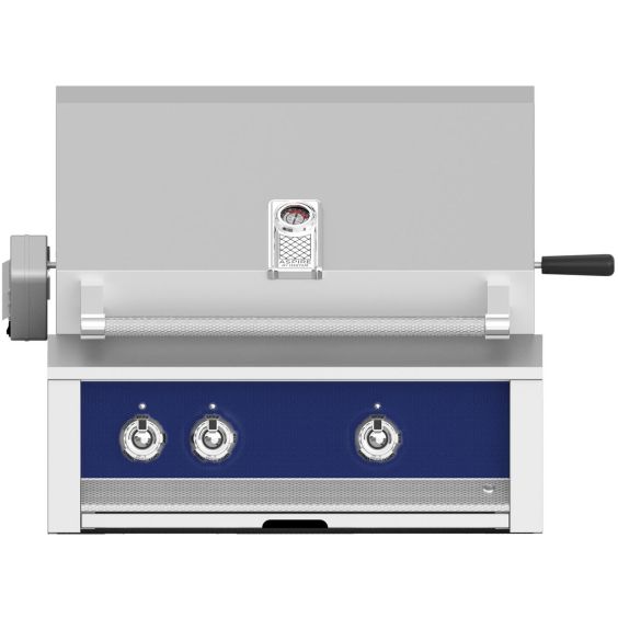 Hestan 30" Built-In Grill with Sear, Rotisserie and U-Burner-Prince-Blue-Natural Gas