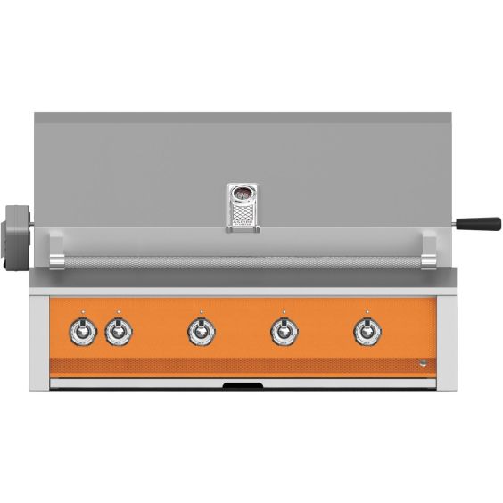 Hestan 42" Built-In Grill with Sear, Rotisserie and U-Burner-Citra-Orange-Natural Gas
