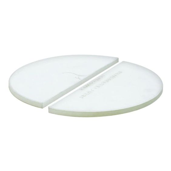 Kamado Joe Half Moon Heat Deflector Plates For Classic 18-Inch Grills - Set Of 2 - KJ-HDP