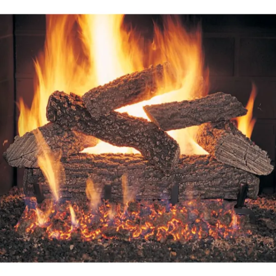 Golden Blount 30-Inch Round Mountain Logs Bundle