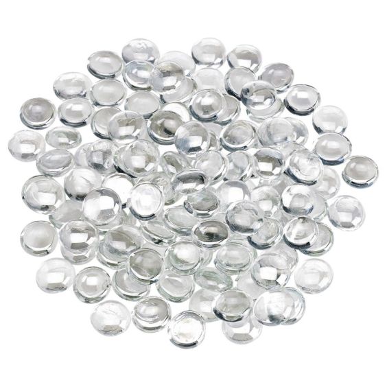 American Fireglass Glacier Ice Fire Beads 10lbs Jar - FB-GLA-10-J