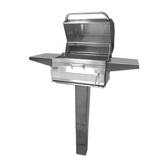 Post mounted natural gas grills store