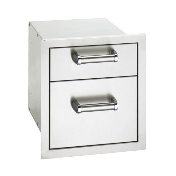 Fire Magic Flush Mounted Double Drawer