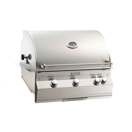 Fire Magic Aurora A660i Built-In Gas Grill with Analog Thermometer