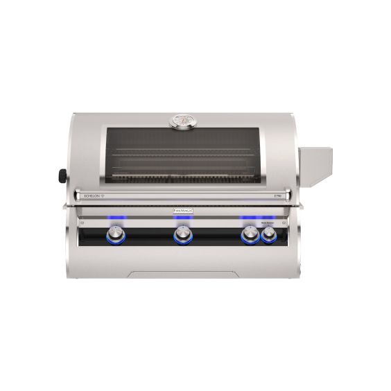Fire Magic Echelon Diamond E790i "A" Series 36-Inch Built-In Gas Grill with Rotisserie, Analog Thermometer &amp; Magic View Window - Propane - E790i-9EAP-W