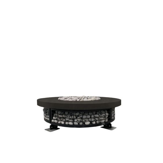 Prism Hardscapes Fuego 54" Ebony Color NG Fire Table - PH-FUEGO54-2