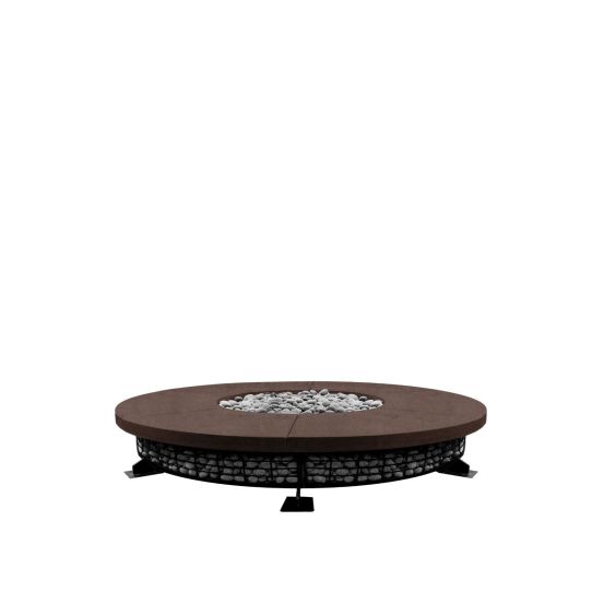 Prism Hardscapes Fuego 89" Cafe Color NG Fire Table - PH-FUEGO8FTD-1