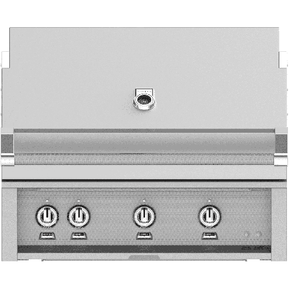 Hestan Steeletto 36" Built-in Grill Trellis, with Sear, and Rotisserie-Propane