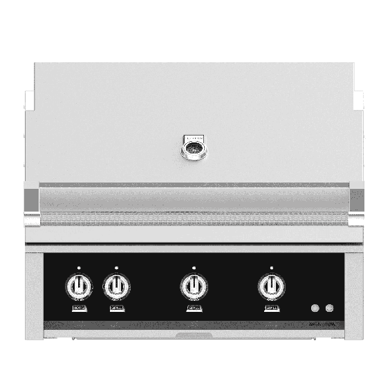 Hestan Steeletto 36" Built-in Grill Trellis, with Sear, and Rotisserie