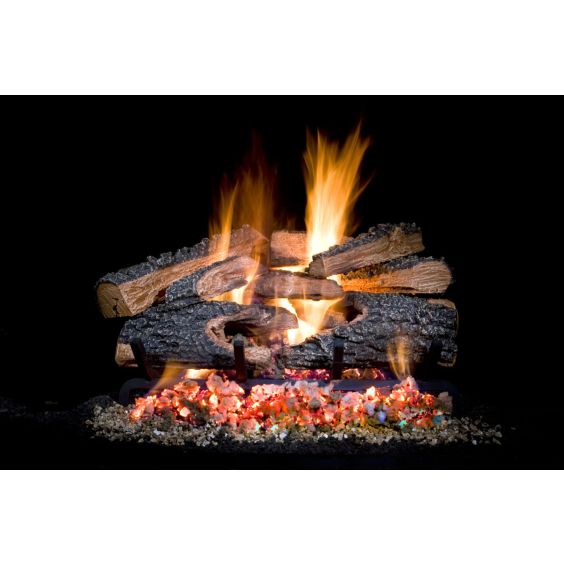 Golden Blount 18" Split Bonfire Fresh Cut Vented Fire Log Set