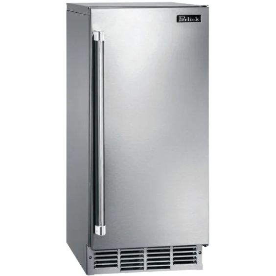 Perlick 15-Inch Cubelet Ice Maker, Panel Ready Door w/Integrated Pump - ADA Compliant - Hinge Reversible - HA15CU-2