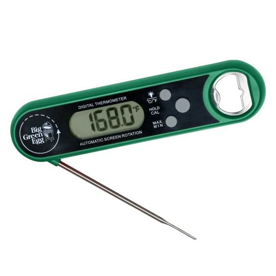 Big Green Egg Instant Read Thermometer with Bottle Opener - 127150