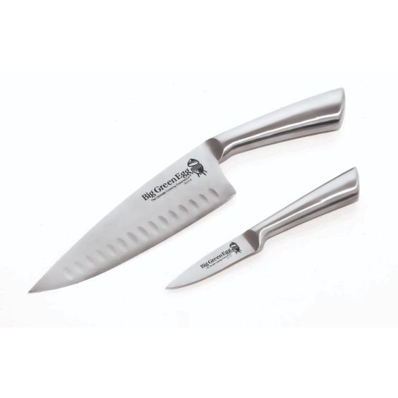 Big Green Egg Stainless Steel Knife Set 8&quot; Chef/3.5&quot; Pairing - 117687