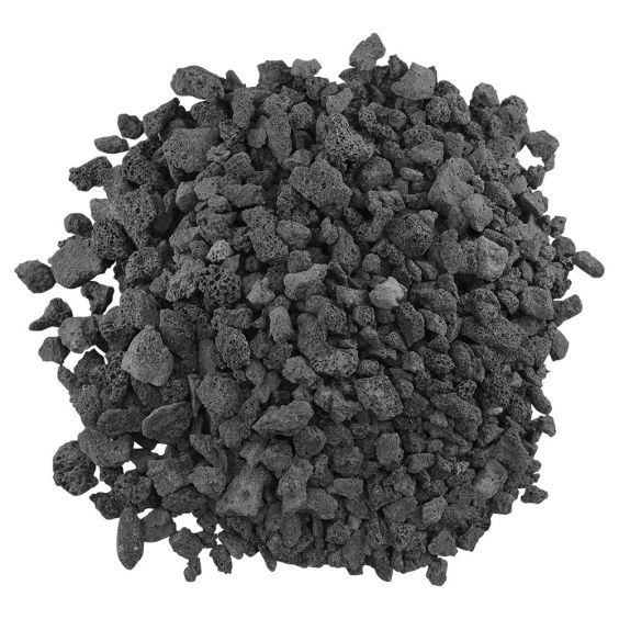 American Fireglass Medium Lava Rock 40lbs - LAVA-M-40