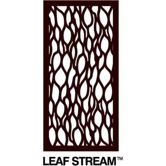 Outdeco Decorative Modular Privacy Screen Panel - Leafstream